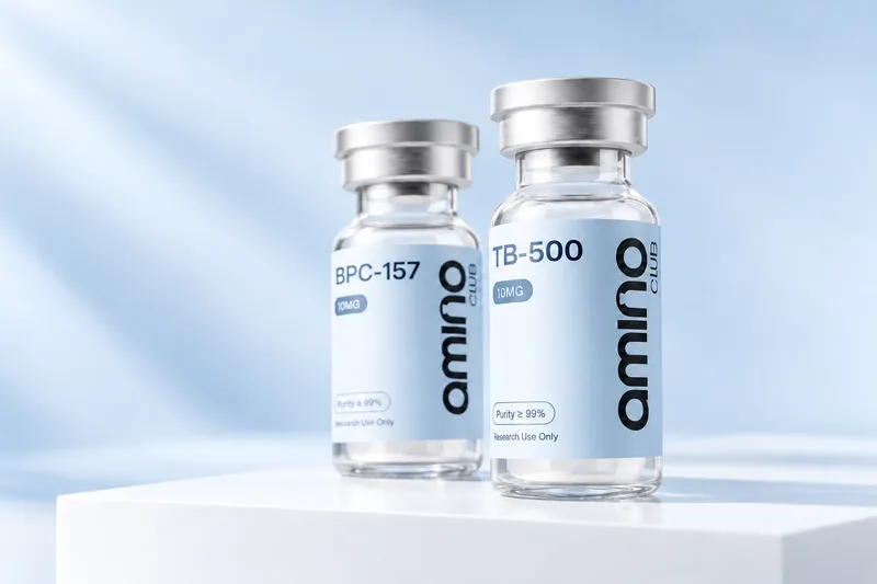 Amino Club TB-500 and BPC-157 research vials